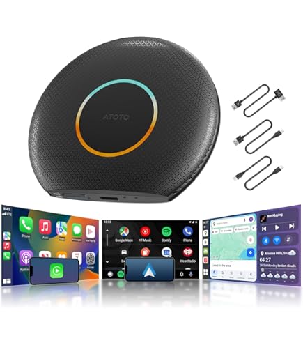 Amazon.com: ATOTOZONE CB6 CarPlay AI Box & Android AI Box