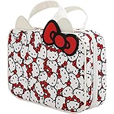 Hello Kitty Foldable Hanging Toiletry Travel Makeup Bag Cosmetic Case With 3D Bow
