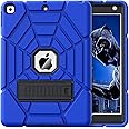 Grifobes for iPad 9th Generation Case, for iPad 8th/7th Generation Case 2021/2020/2019, Heavy Duty Rugged Protective 10.2" Cover with Stand for iPad 9 8 7 Gen 10.2 inch Kid Boy (Blue+Black)