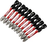 Milwaukee Shockwave PZ2 50mm Screwdriver Bits Pack of 10 view 2