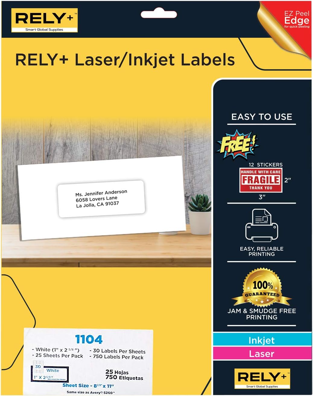 laser printer address labels