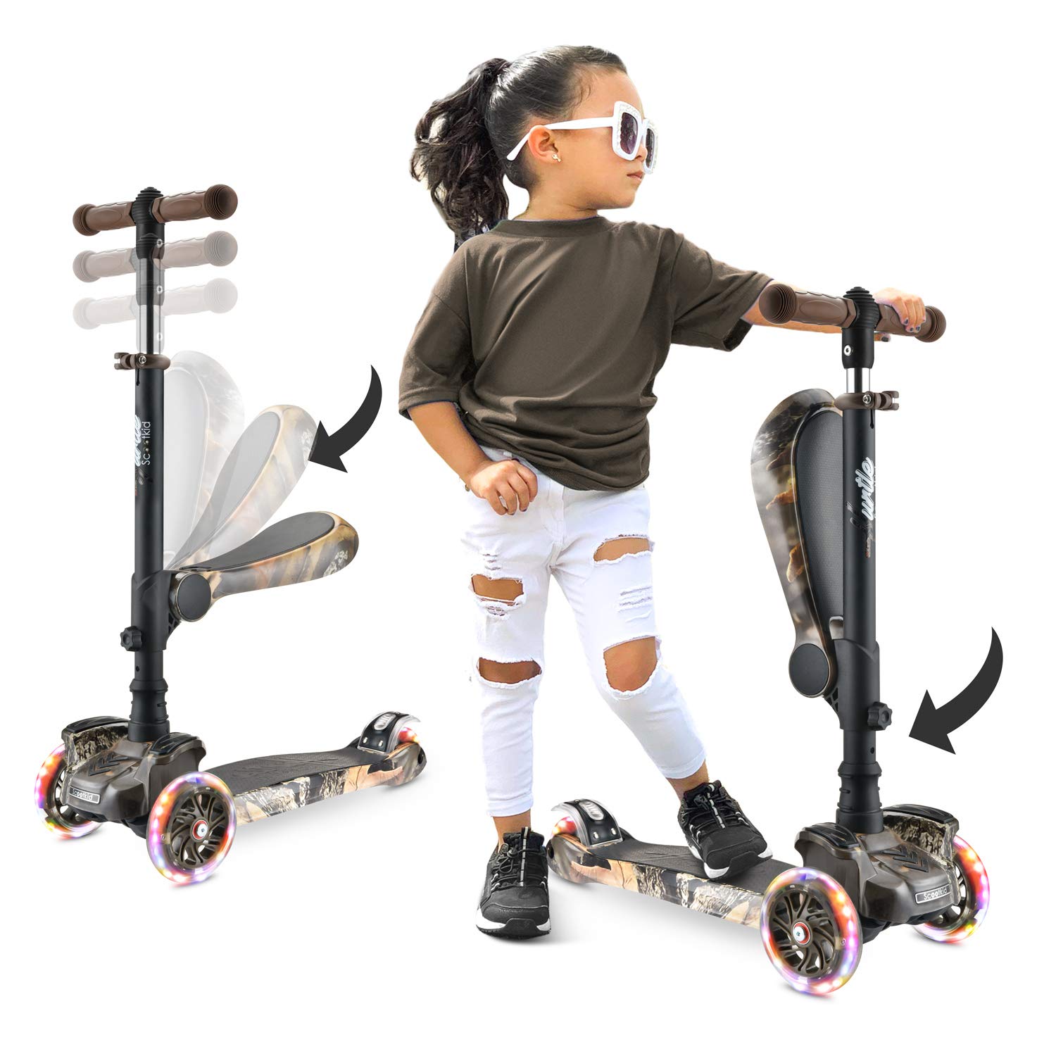 Hurtle Kids Scooter - Child Toddler Kick Scooter