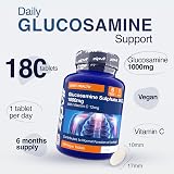 Zipvit Glucosamine 1000mg with Vitamin C 180 Vegan Tablets Joint Support view 4