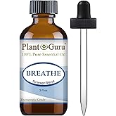 Breathe Essential Oil Blend 2oz Respiratory 100% Pure Therapeutic Grade.