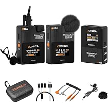 Comica BoomX-D PRO Wireless Lavalier Microphone System with 16GB
