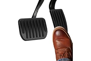 Zufoty Foot Pedal Pads Set Fit for Model 3 Model Y 2016-2025, Auto Aluminum Pedal Covers, Non-Slip Foot Pedals Pads, Brake Accelerator Pedal Covers Car Interior Accessories