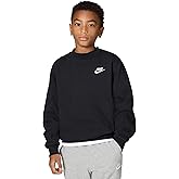 Nike Unisex Big Kids' Sportswear Club Fleece Sweatshirt - Boys and Girls