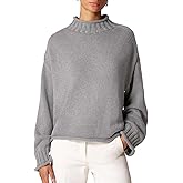 Yimoon Womens Oversized Rollneck Sweater Casual Cable Knit Long Sleeve Chunky Pullover Sweater Fall Winter Knitwear 2026