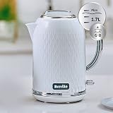 Breville Curve Electric Kettle 1.7 L 3KW White Chrome VKT117 view 3