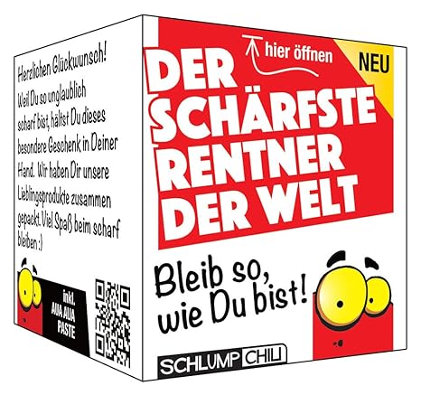 Der schärfste Rentner der Welt - ein witziges Geschenk Set für Männer!