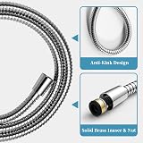 OFFO Shower Head and Hose Set 6 Modes Large 130mm Diameter Chrome view 3