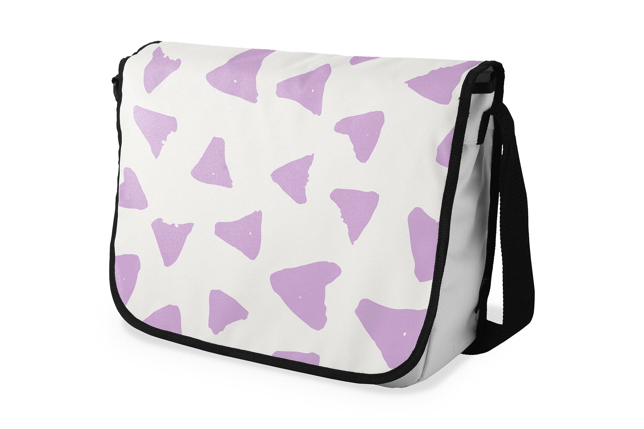 Bonamaison Digitally Printed Messenger School Bag with Black Strap for Students, Cross Body Bag, Courier Bag, Shoulder Bag for School, Back to School, Size: 29x36 Cm