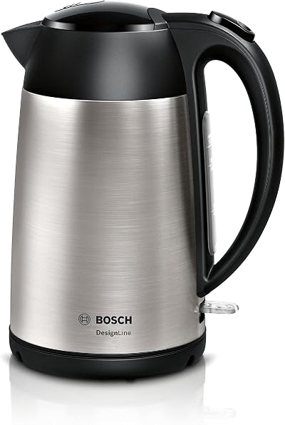 Bosch DesignLine Kettle 1.7 L 3000W Stainless Steel Black