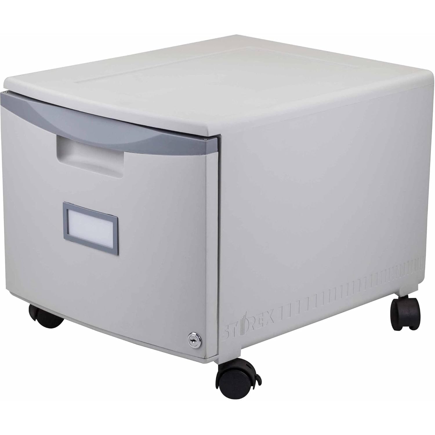 Storex Single Drawer Mini File Cabinet With Lock Legal Letter 18 25 X 14 75 X 12 75 Inches Black Stx61260b01c Office Products Cjp Org In