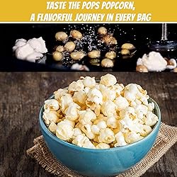 Mega-pop Popcorn 6 count, Oil and Salt Kit with