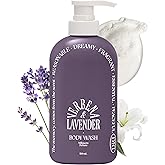 ODID Milk in Cera Perfume Body Wash - Korean Moisturizing Body Cleanser for All Skin Types - Subtle Verbena Lavender Scent - with Milk Protein and Ceramide, 16.9 fl.oz.