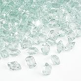 Mr. Fireglass 1/2-Inch Polygon Fire Glass for Fireplace Fire Pit & Lanscaping, 10 Pounds High Luster Crystal Ice