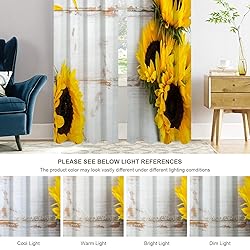 Batmerry Autumn Scene Blackout Curtains for
