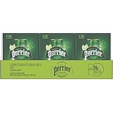 Perrier Lime Flavored Sparkling Water, 11.15 Fl Oz Cans (24 Count)
