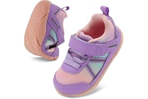 JOINFREE Toddlers Walking Shoes Comfortable Baby Boys Girls Sneakers Kids Soft Sole Barefoot Tennis Shoes
