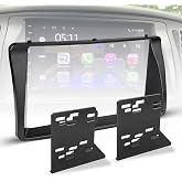 NuIth Double DIN Aftermarket Radio Installation Dash Kit for 2003-2008 Toyota Corolla Radio Dash Stereo Mounting Installation Trim Bezel Bracket Kits