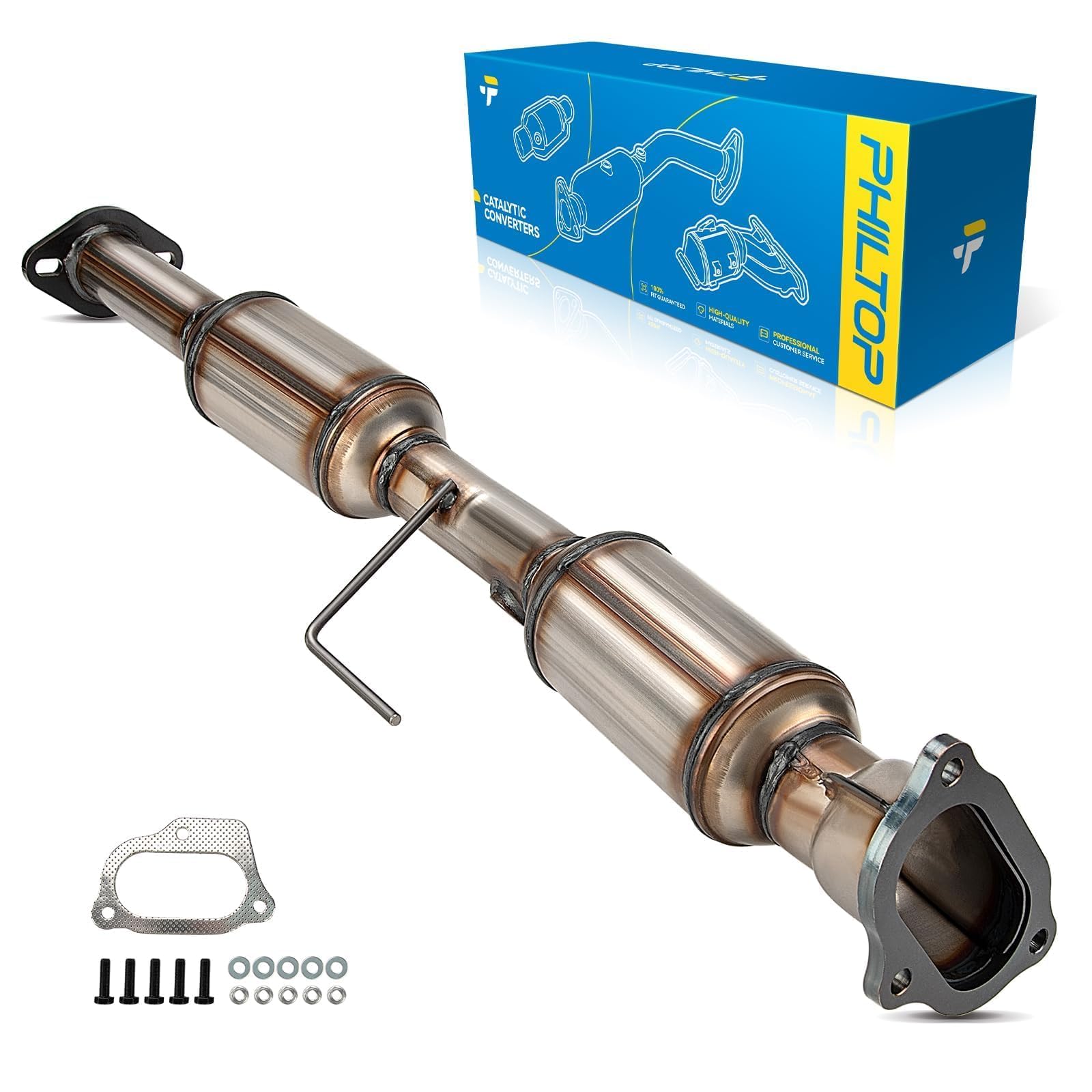 PHILTOP Rear Catalytic Converter Kit Direct-Fit