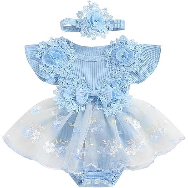 Amazon.com: Newborn Baby Girl Romper Summer Dress Baby Girl