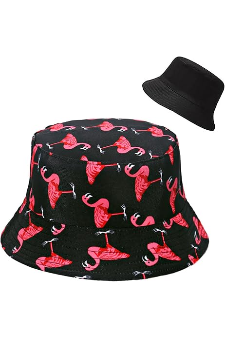 Sombrero De Verano Con Estampado De Cerdito - Plegable Y Ligero