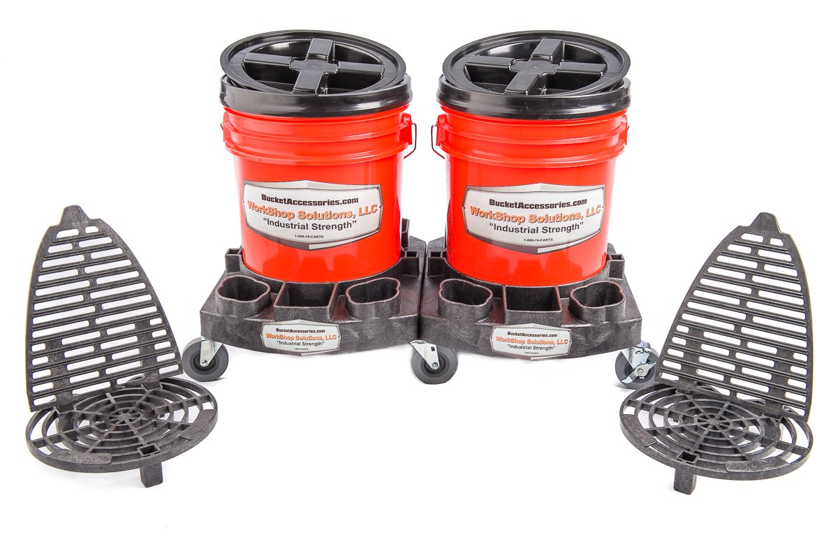 Detail Double Bucket Dolly Kit Automotive