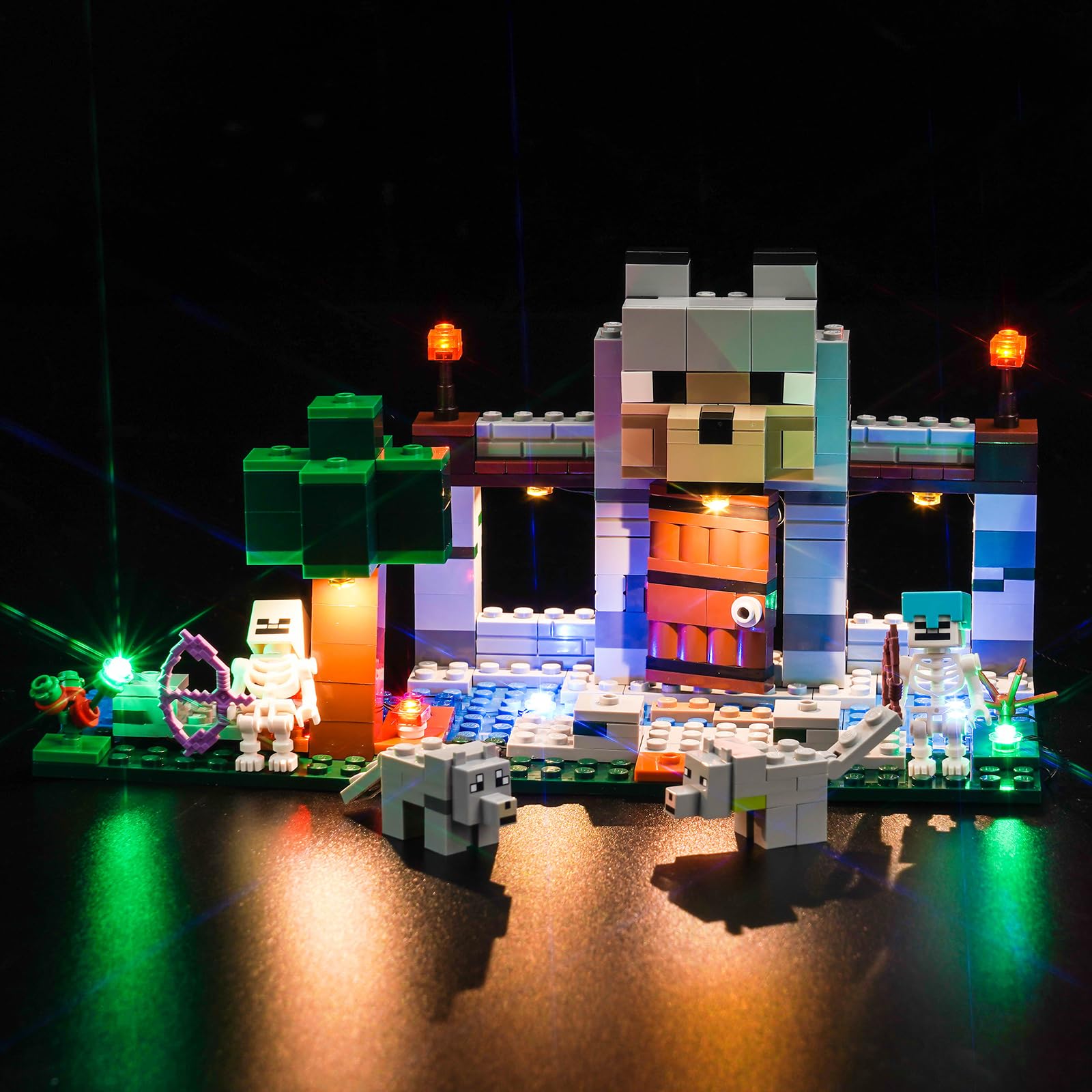 Led Light Set for Lego Minecraft The Wolf Stronghold 21261 - No Lego, Decoration Lighting for Creative Toys — image 1
