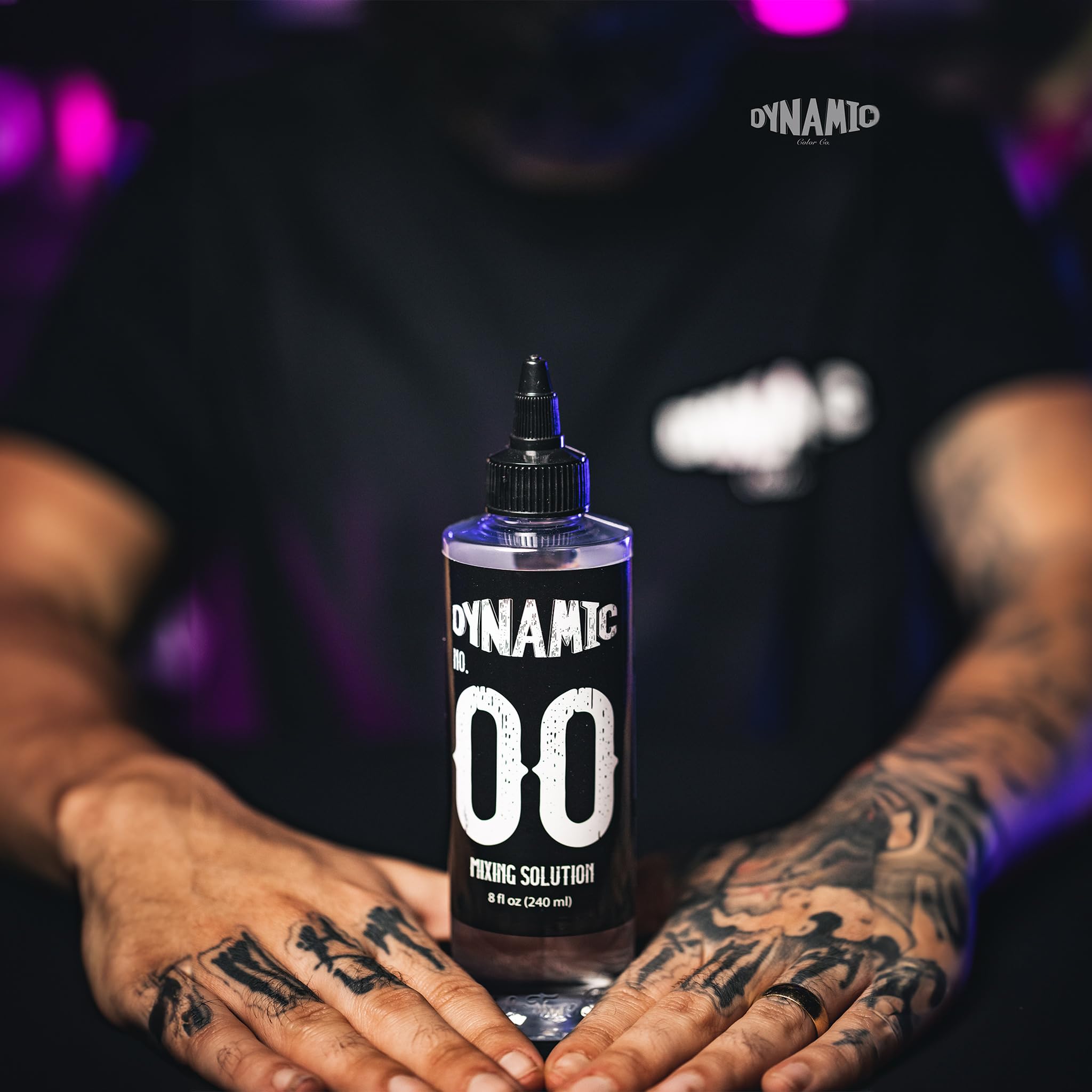 Dynamic Color Co.- No. 00 Tattoo Ink Mixing Solution, Premium Shading Solution Tattoo for Artists, Purest Hospital-Grade Water Mixed with Witch Hazel for Soothing Quality and Visible Smoothness (4)