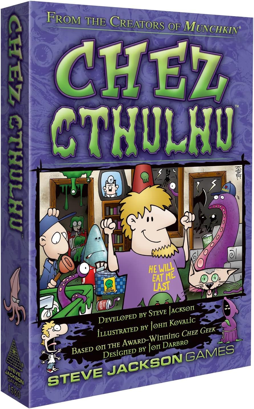 Steve Jackson Games | Chez Cthulhu 2nd Edition | Card Game | Hilarious Party Game for 3 to 6 Players for Ages 10 and Up | English