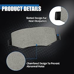 chaofei D1295 Ceramic Brake Pads Sets,4pcs Fit for