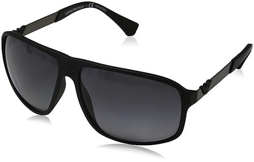 Emporio Armani Herren Wayfarer Sonnenbrille Essential Leisure, Gr. One Size, Braun