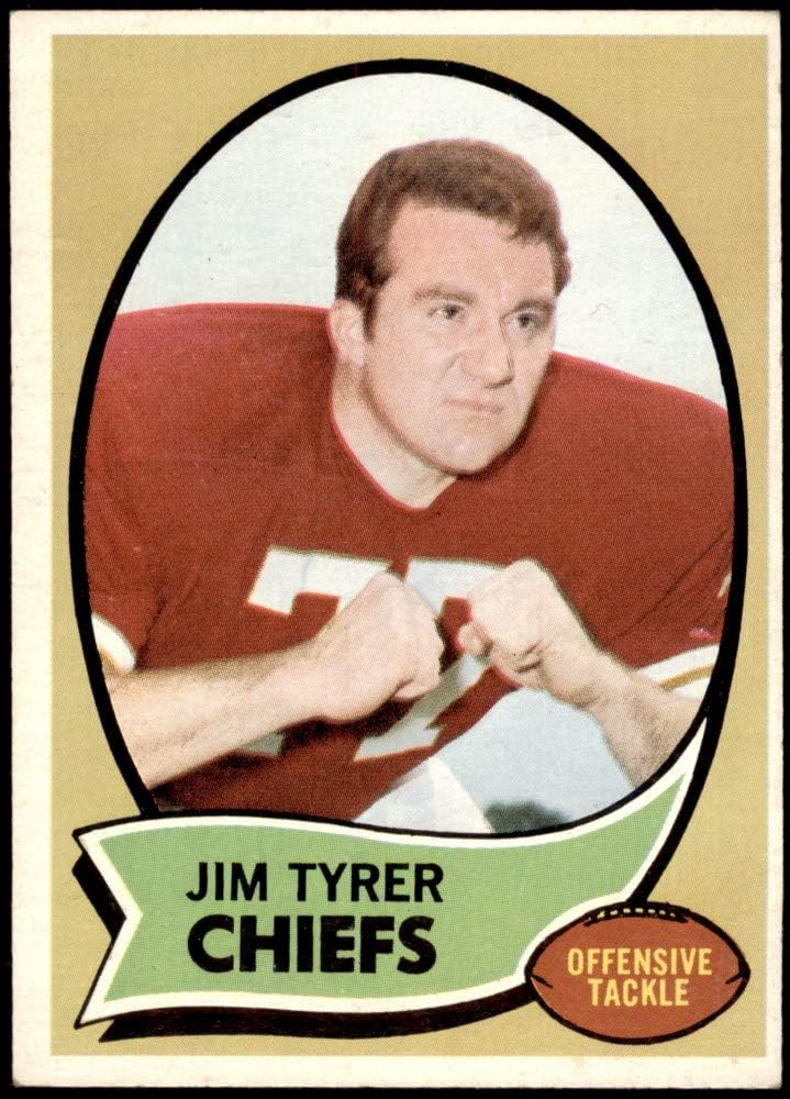 1970 Topps 263 Jim Tyrer Kansas City Chiefs (Football
