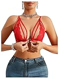 SOLY HUX Women's Lace Bralette Front Closure Bras
