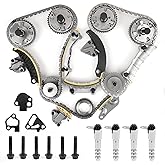 Donbalauto Timing Chain Kit 3.6 3.0 3.2 Compatible with Buick Cadillac Chevrolet GMC Pontiac Saab Saturn Suzuki Acadia Traverse Enclave Caprice Equinox 2007-2022 with Sprocket Solenoid