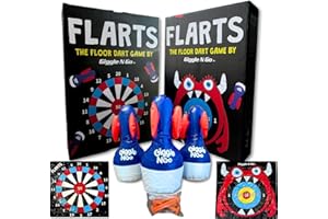 Giggle N Go Flarts Lawn Darts Outdoor Games for Family Our Lawn Games for Kids - Quality Backyard Games for Adults and Kids - Our Inflatable Dart Games are Safe Indoor Outdoor Games for Kids