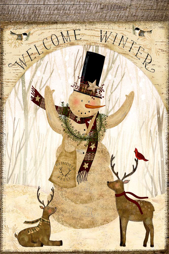 Best Small Primitive Garden Flag