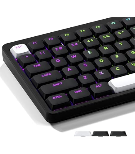 KPREPUBLIC Teclado Domikey Ruby Cherry Profile abs doubleshot