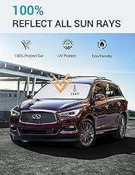 Proadsy 2024 Upgrade Front Windshield Sun Shade