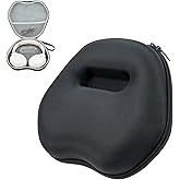 Hzycwgone Case for Edifier W820NB Bluetooth Noise Cancelling Headphone,Travel Carrying Cover w/Mesh Bag for Accessories(Black)