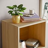 Vida Designs Oxford 4 Tier Cube Bookcase Oak Shelving Storage Unit view 4