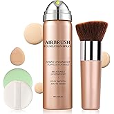 LZXLUKGIR Air Brush Makeup Foundation,Magic Minerals Airbrush Foundation Makeup,Silk Flawless,Buildable Coverage,Moisturizing Formula for Smooth Radiant Skin (03 Nude Color)
