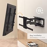 BONTEC TV Wall Bracket 32-85 Inch Full Motion Dual Arm 60kg VESA 600x400 view 7