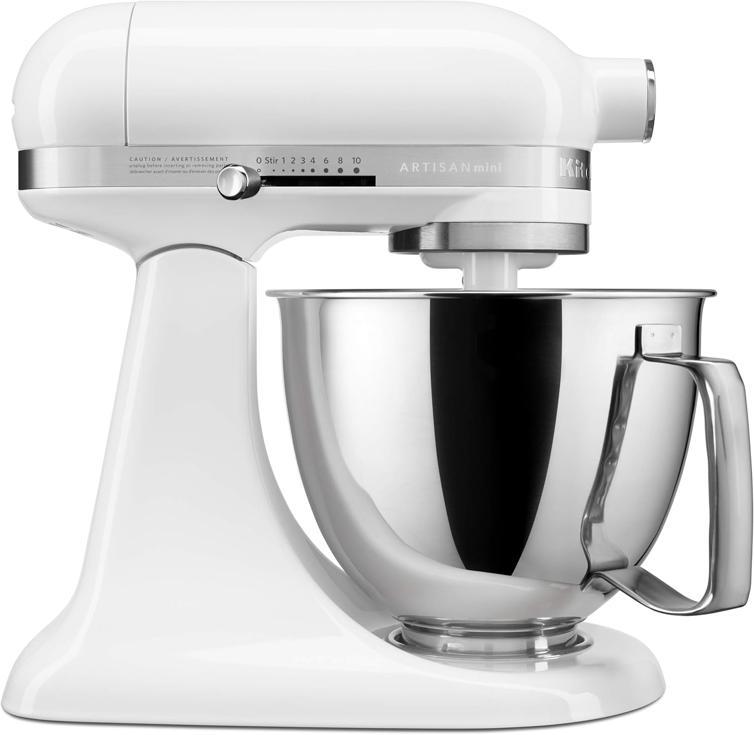 KitchenAid KSM3316XWH Artisan Mini Stand Mixers, 3.5 quart, White