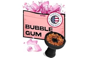 tricase Shisha Hookah Flavors Nicotine Free Bubble Gum Shisha - 3.5 ounce - 100 Gram Candy Gummy Flavor - Herbal Hookah Tobacco & Nicotine Free Hookah Shisha (Pack of 1)