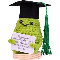 Graduate Corn Funny Gifts Congrats Grad Plush Corn Removable Graduation Cap Graduate ...