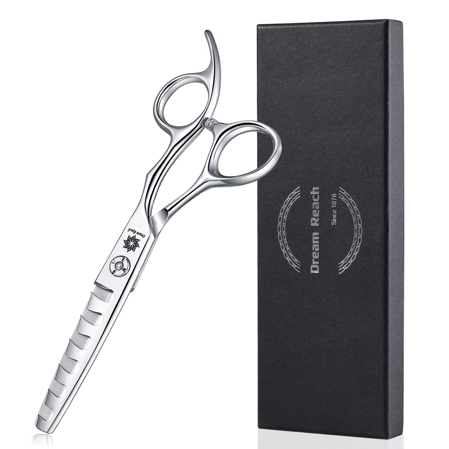 Photo 1 of (USED/FAIR) Dream Reach Professional 6 inch Hair Cutting Scissors, Japanese 440C Steel Thinning Shear for Men/Women Cutting for Salon/Barber/Home
