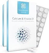 Healthspan Calcium & Vitamin D 240 Chewable Tablets Vanilla view 1